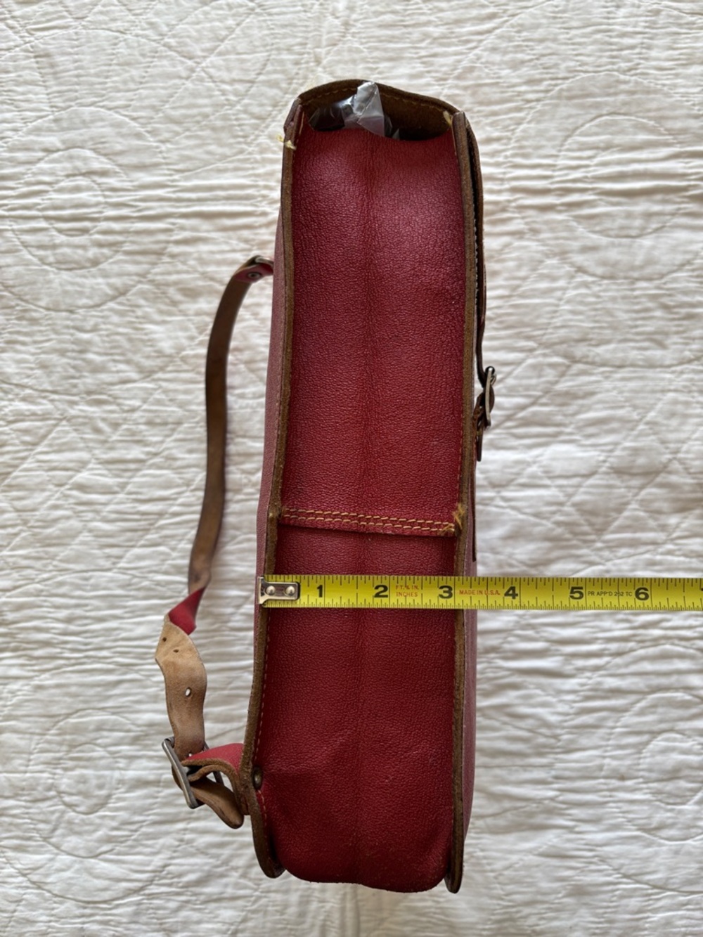 Vintage 70’s Leather Backpack - Picture 6 of 11